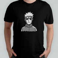 Pixxa Naruto %100 Pamuklu Bisiklet Yaka T-Shirt Model - 2