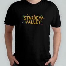 Pixxa Stardew Valley %100 Pamuklu Bisiklet Yaka T-Shirt Model - 1