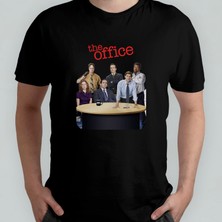 Pixxa The Office %100 Pamuklu Bisiklet Yaka T-Shirt Model - 4