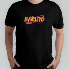 Pixxa Naruto %100 Pamuklu Bisiklet Yaka T-Shirt Model - 1