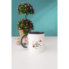 Hedizu Seni Seviyorum Anne Kupa Bardak Siyah