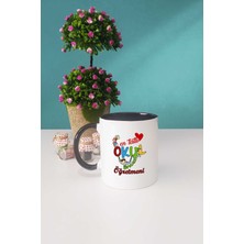 Hedizu En Tatlı Okul Öncesi Öğretmeni Kupa Bardak Siyah