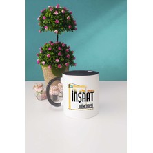 Hedizu Inşaat Mühendisi Hediye Kupa Bardak Siyah