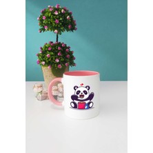 Hedizu Sevimli Panda Kupa Bardak Pembe
