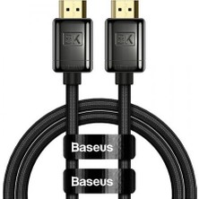 Baseus 8k 60HZ 1.5mt Dinamik Hdr Görüntü Aktarım HDMI Kablo, 48GBPS Kopmaz Örgü Tasarımlı HDMI Kablo