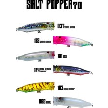 Fujin Salt Popper 70 mm 9.5 gr Su Üstü Maket Balık 03T Trans Iwashi