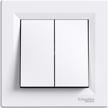 Schneider Electric Sch Asfora Beyaz Lıght Butonu + Lıght Butonu