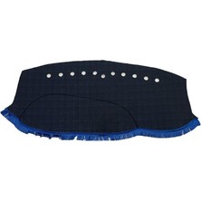 Kedi Oto Fiat Egea Torpido Üstü Koruyucu 2015 ve Üstü Küp Desen Mavi