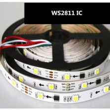 Hazar Led Gün Işığı Pixel Şerit LED 2811 12 Volt IP20 5m