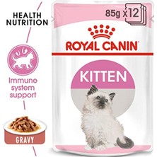 Royal Canin Kitten Kedi Yaş Mama, 12 x 85 gr