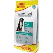 La Vital Somonlu Maxi Yetişkin Köpek Maması 12+3 kg