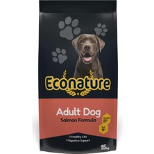 Econature Somonlu Köpek Maması, Yetişkin, 15 kg