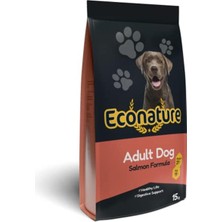 Econature Somonlu Köpek Maması, Yetişkin, 15 kg