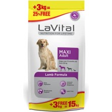 La Vital  Kuzulu Maxi Adult Köpek Maması 12+3 kg