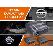 Ototime Nissan  Araçları Için Kapı Altı Logo 7 LED Projektör (2 Adet)