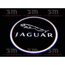 Ototime Jaguar Araçları Için Kapı Altı Logo 7 LED Projektör (2 Adet)