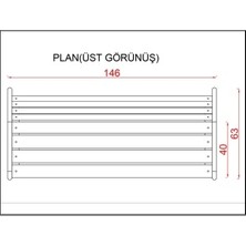 PARKSAN AHŞAP Döküm Ayak Bank