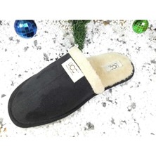 Ucc Unisex Siyah Pofuduk Ev Terliği