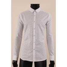 Piserro Uzun Kol Slim Fit Desenli Gömlek