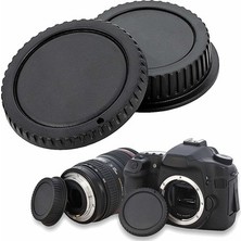 Canon Uyumlu Body Gövde ve Lens Kapağı