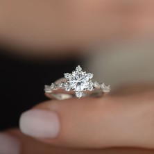 Çelikoğlu Kuyumculuk 14 Ayar Altın Lotus Çicegi Yüzük 1,92 gr