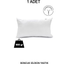 Vionel Home 1 Adet Fermuarlı Antialerjik Yastık, Boncuk Silikon, Pamuklu Kılıf, 900GR