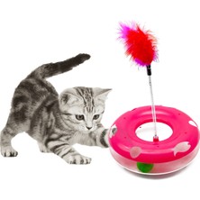 Bigbaf Tek Katlı Tüylü Eğlenceli Kedi Oyuncağı