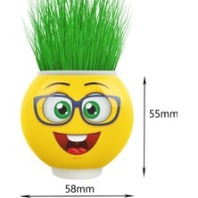 Çimoji Çim Adam  Çimoji Gözlüklü 1 Adet