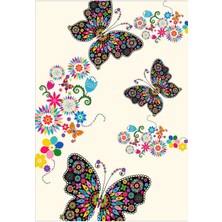 Napoli Home Dijital Kaymaz Taban Yıkanabilir Salon Halısı Mutfak Halısı Koridor Halısı Yolluk ND-HS-514