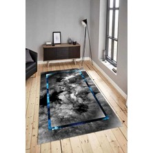 Napoli Home Dijital Baskılı Yıkanabilir Kaymaz Modern Renkli Salon Halısı Mutfak Halısı Yolluk ND-HY-1444