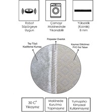 Napoli Home Dijital Baskılı Yıkanabilir Kaymaz Modern Renkli Salon Halısı Mutfak Halısı Yolluk ND-HY-862