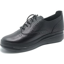 Janestt Kadın Deri Casual Ortapedik Taban Oxford Ayakkabı 266-45045