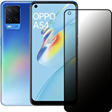 Bufalo Oppo A54 / A55 Hayalet Privacy Gizli Cam Ekran Koruyucu Siyah