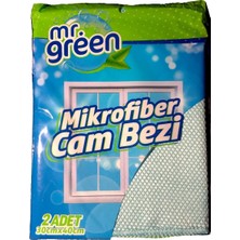 Mr.green Mikrofiber Cam Bezi 30X40 cm 2 Adet