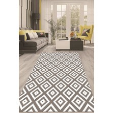 Napoli Home Dijital Kaymaz Taban Yıkanabilir Modern Renkli Salon Halısı Mutfak Halısı Yolluk ND-HT-1278