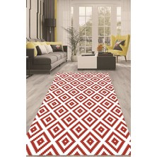 Napoli Home Dijital Kaymaz Taban Yıkanabilir Modern Renkli Salon Halısı Mutfak Halısı Yolluk ND-HT-1274