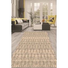 Napoli Home Dijital Kaymaz Taban Yıkanabilir Modern Renkli Salon Halısı Mutfak Halısı Yolluk ND-HT-728