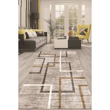 Napoli Home Dijital Kaymaz Taban Yıkanabilir Modern Renkli Salon Halısı Mutfak Halısı Yolluk ND-HT-673