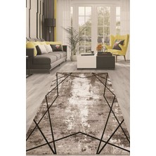 Napoli Home Dijital Kaymaz Taban Yıkanabilir Modern Renkli Salon Halısı Mutfak Halısı Yolluk ND-HT-696