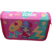 Cappi Kalem Kutusu Üç Bölmeli Black To School Pvs Kaplama