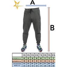 Starbattal Büyük Beden Basic Eşofman Alti Full Lycra 11516 Siyah