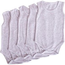 Finezza Lafiny Pamuk Çıtçıtlı Bebek Body Zıbın 5'li Paket - 1369