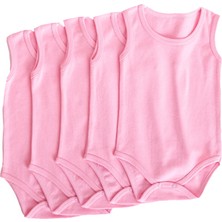 Finezza Lafiny Pamuk Çıtçıtlı Bebek Body Zıbın 5'li Paket - 1369