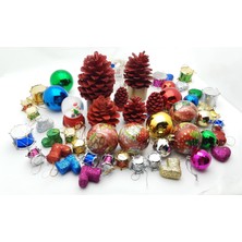 Be Beauty Yılbaşı, Yeni Yıl Noel Ağacı, Tam Set Parti Süsleme Malzemeleri Model 19