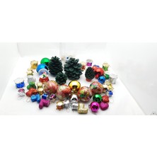 Be Beauty Yılbaşı, Yeni Yıl Noel Ağacı, Tam Set Parti Süsleme Malzemeleri Model 15