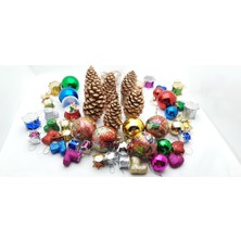 Be Beauty Yılbaşı, Yeni Yıl Noel Ağacı, Tam Set Parti Süsleme Malzemeleri Model 17