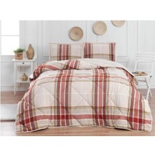 Merinos Comforter Çift Kişilik Yorgan Set Anna Yeşil Çift Kişilik