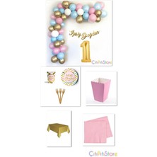 Çıtı Pıtı Store 1 Yaş Doğum Günü Set Makaron