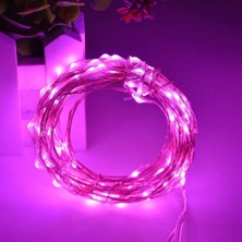 Kuzey 2 Metre Pembe Pilli LED Işık Pembe LED Işık Pembe Yılbaşı Ağacı Işığı Pembe Noel Işığı Pink Christmas LED Light Parlak Peri LED Işık