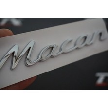 DK Tuning Porsche Macan Metal 3m Bagaj Logo Orjinal Ürün